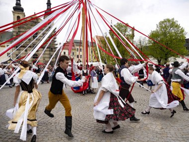 JIHLAVA, Çek Cumhuriyeti Mayıs 07. Mayıs 2022 Folklor Festivali, Mayıs 07. 2022, JIHLAVA, Çek Cumhuriyeti