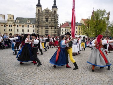 JIHLAVA, Çek Cumhuriyeti Mayıs 07. Mayıs 2022 Folklor Festivali, Mayıs 07. 2022, JIHLAVA, Çek Cumhuriyeti