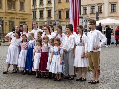 JIHLAVA, Çek Cumhuriyeti Mayıs 07. Mayıs 2022 Folklor Festivali, Mayıs 07. 2022, JIHLAVA, Çek Cumhuriyeti