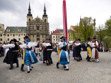 JIHLAVA, Çek Cumhuriyeti Mayıs 07. Mayıs 2022 Folklor Festivali, Mayıs 07. 2022, JIHLAVA, Çek Cumhuriyeti