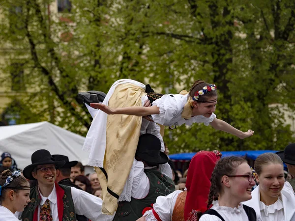 Jihlava Czech Republic May 2022 May Folklore Festival May 2022 — Stockfoto
