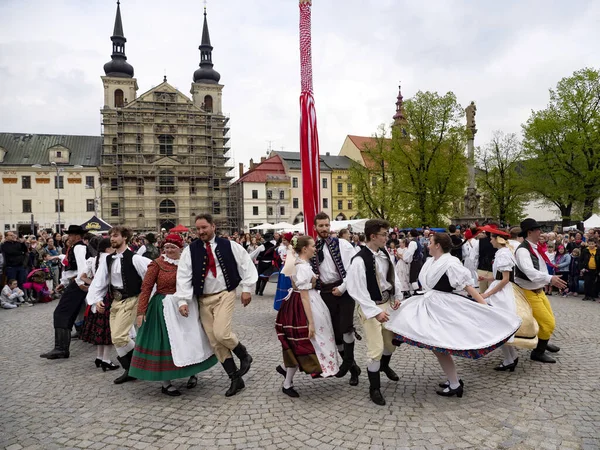 JIHLAVA, Çek Cumhuriyeti Mayıs 07. Mayıs 2022 Folklor Festivali, Mayıs 07. 2022, JIHLAVA, Çek Cumhuriyeti