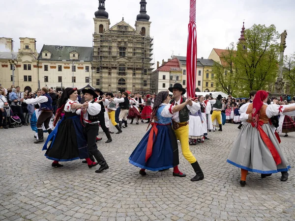 JIHLAVA, Çek Cumhuriyeti Mayıs 07. Mayıs 2022 Folklor Festivali, Mayıs 07. 2022, JIHLAVA, Çek Cumhuriyeti