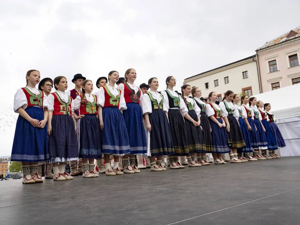 JIHLAVA, Çek Cumhuriyeti Mayıs 07. Mayıs 2022 Folklor Festivali, Mayıs 07. 2022, JIHLAVA, Çek Cumhuriyeti