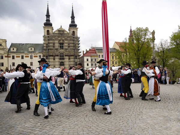 JIHLAVA, Çek Cumhuriyeti Mayıs 07. Mayıs 2022 Folklor Festivali, Mayıs 07. 2022, JIHLAVA, Çek Cumhuriyeti