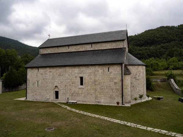 Piva Monastery Inhabited Priests Serbia — Foto de Stock