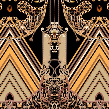Symbol ornamental chic textured element gold