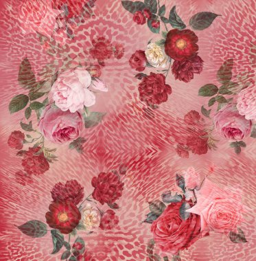 Doğal doğal botanik dişi tasarımı 