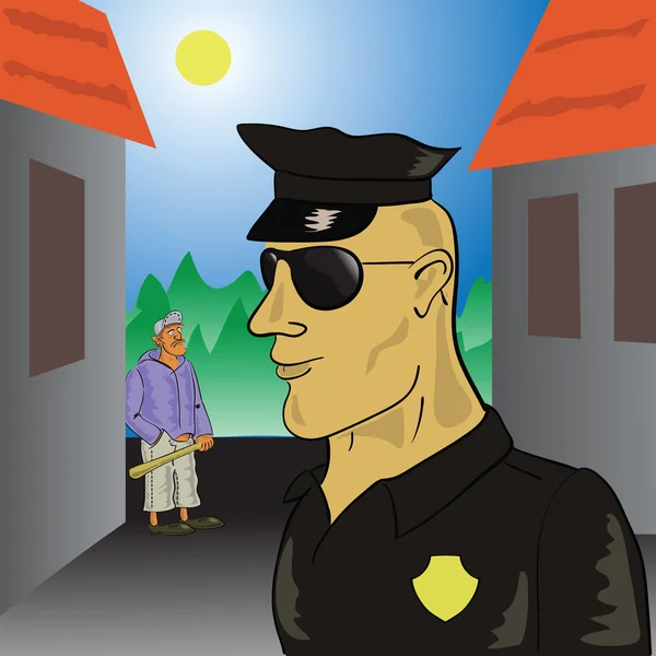 Poliziotto — Vettoriale Stock