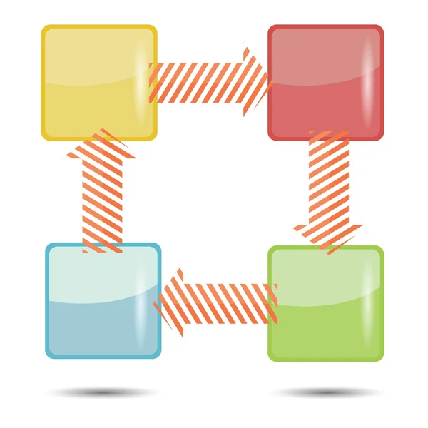 Elementos infográficos — Vetor de Stock