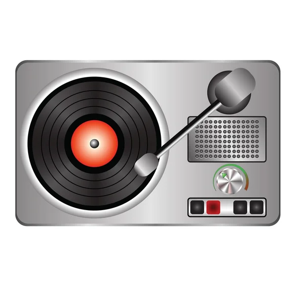 Record player — Stock Vector