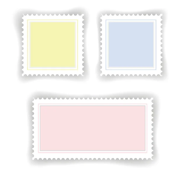 Postage stamps — Stock Vector