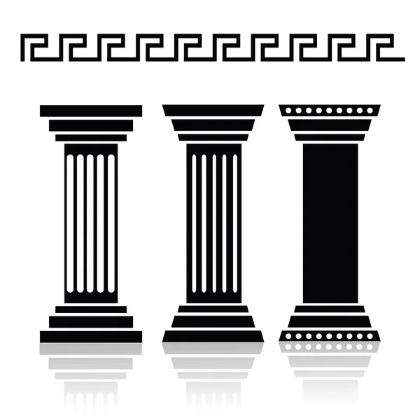 Columnas antiguas — Vector de stock