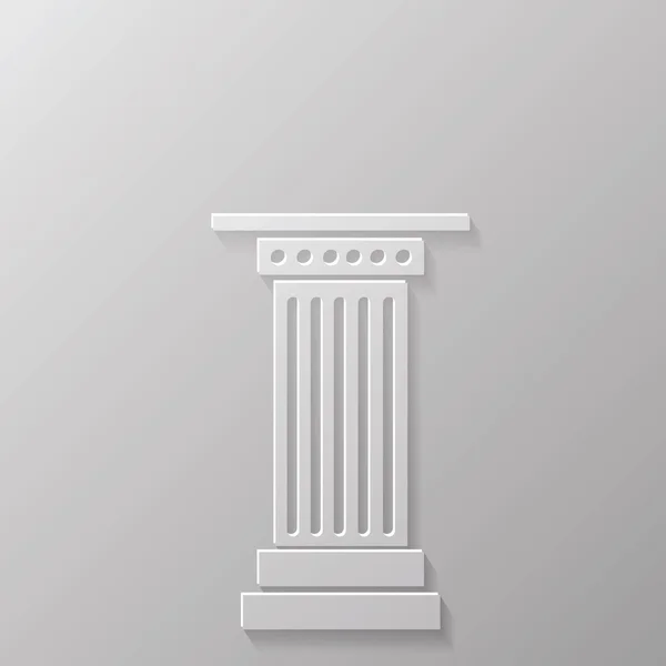 Icona della colonna — Vettoriale Stock