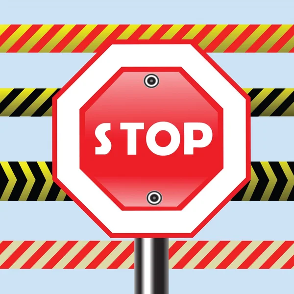 Stoppschild — Stockvektor