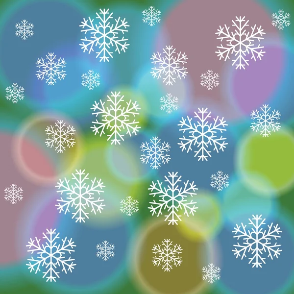 Abstrakt snö bakgrunden — Stock vektor