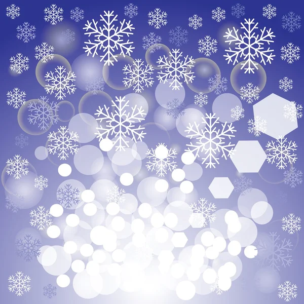 Bleu fond de Noël — Image vectorielle