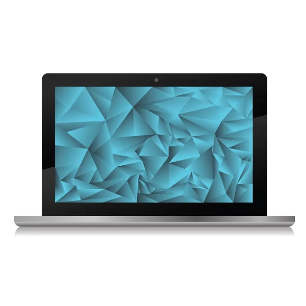 Nowy laptop — Wektor stockowy