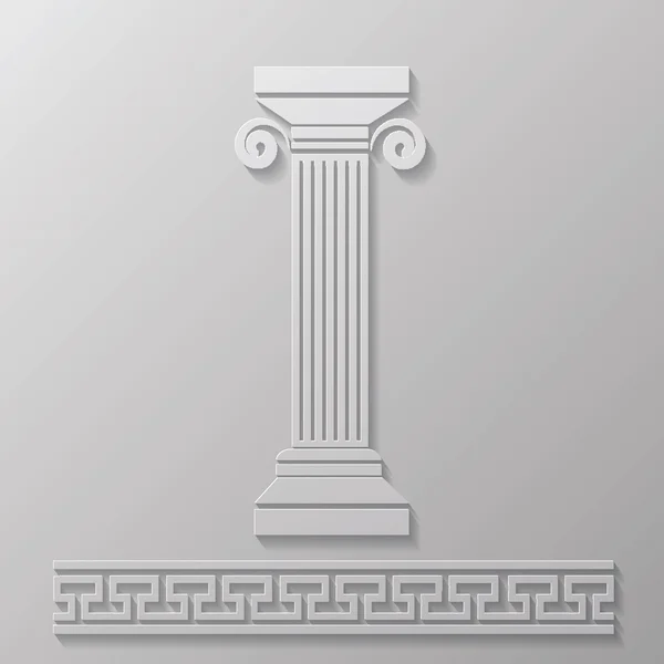 Columna gris — Vector de stock