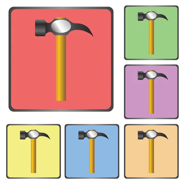 Hammer icon — Stock Vector