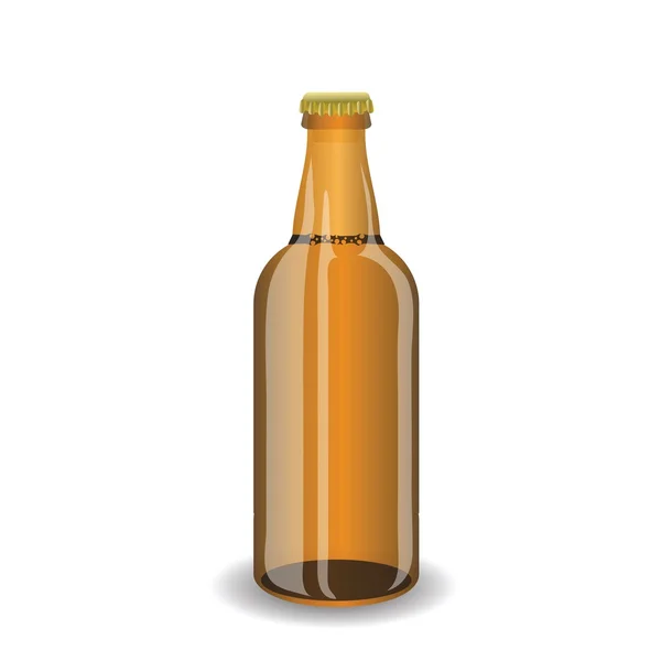 Bottiglia di birra — Vettoriale Stock