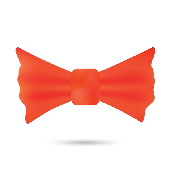 Red bow — Stock Vector
