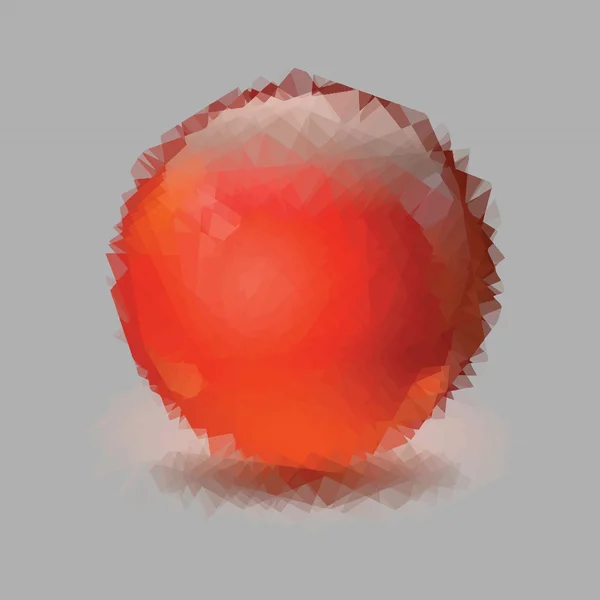 Red sphere — Stock Vector