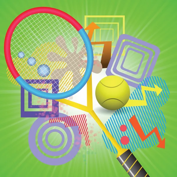 Tenis Arkaplanı — Stok Vektör