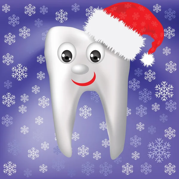 Zimní zub — Stockový vektor