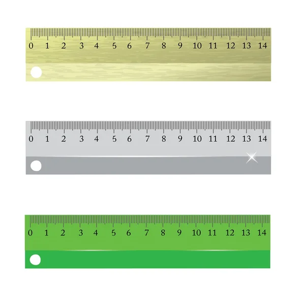 Rulers — Stock Vector