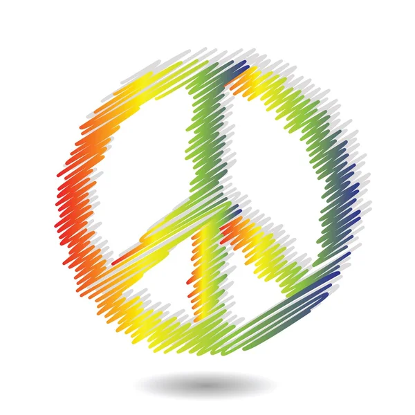 Icono de paz — Archivo Imágenes Vectoriales