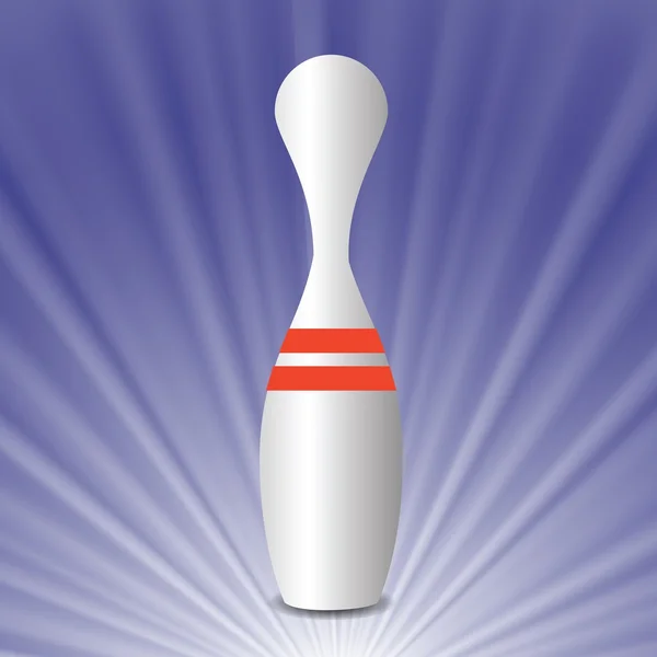 Bowling pin — Stock Vector