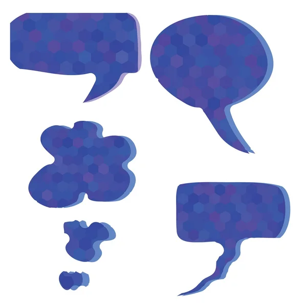 Speech bubbles — Stock Vector