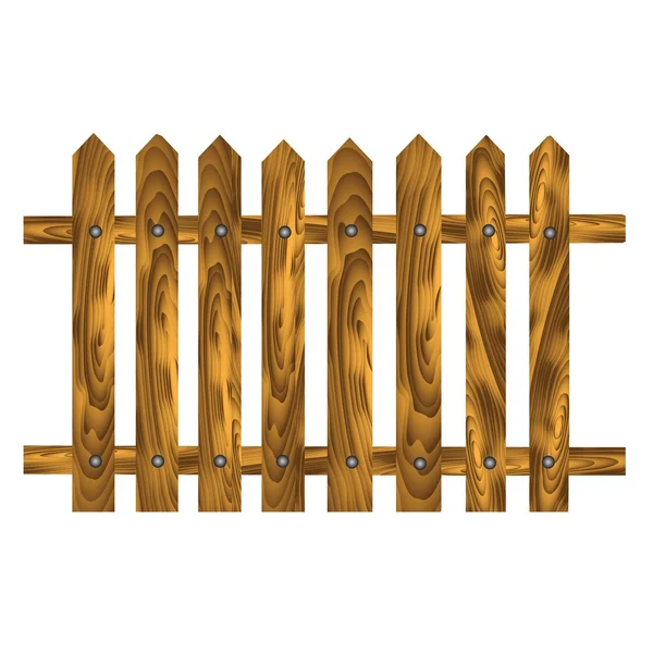 Bruna staketet — Stock vektor