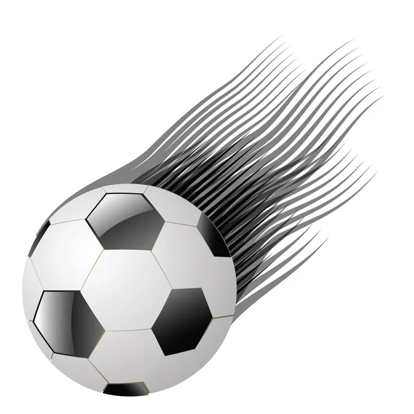 Balle sur fond blanc — Image vectorielle