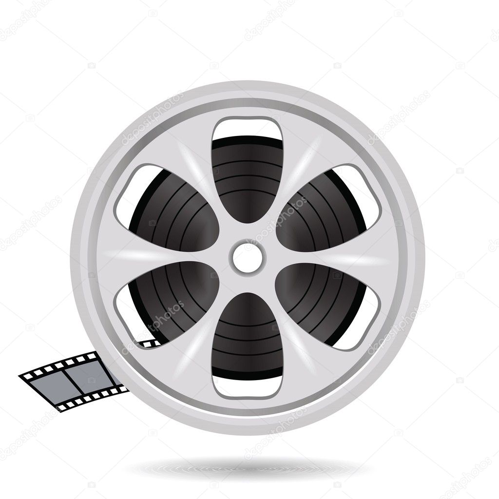 Cinema Film Tape On Disc Stock Vector Image By ©valeo6 47428635
