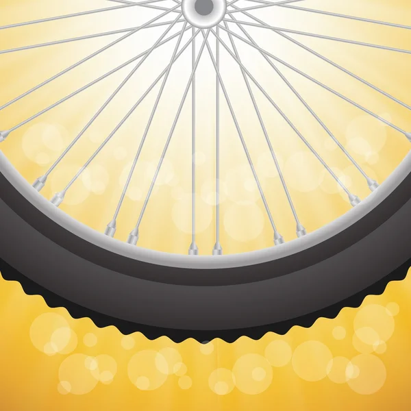 Cykelhjul — Stock vektor