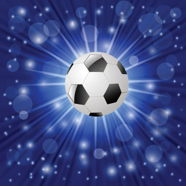 Balle de football — Image vectorielle