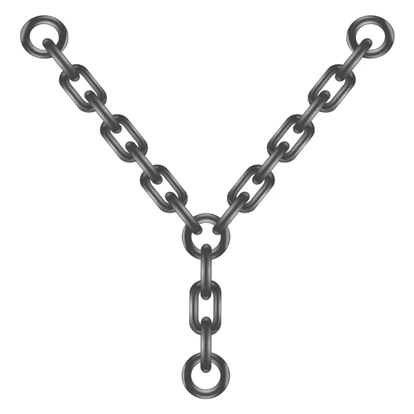 Lettre chaîne — Image vectorielle