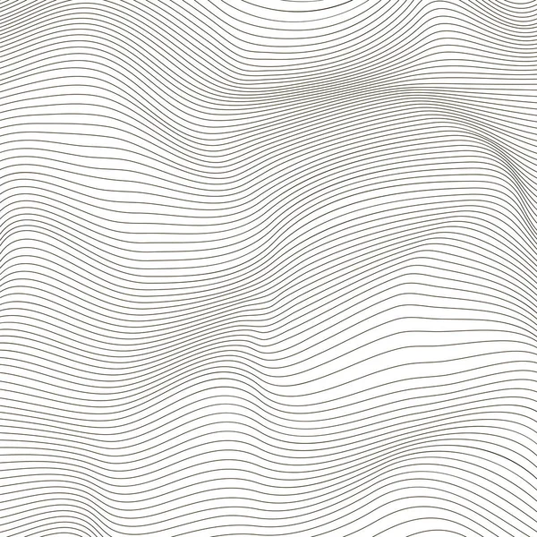 波浪条纹背景 Grunge线纹理模式 — 图库照片