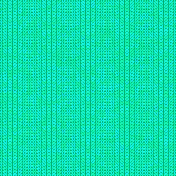 Tricot Élégant Texture Tricotée Verte Imprimé Tricot Pullover Laine Modèle — Image vectorielle