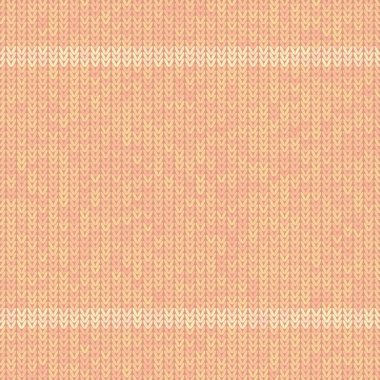 Şık örgü. Turuncu örülmüş doku. Yünlü Kazak Tricot baskısı. Kış Kumaşı Deseni.