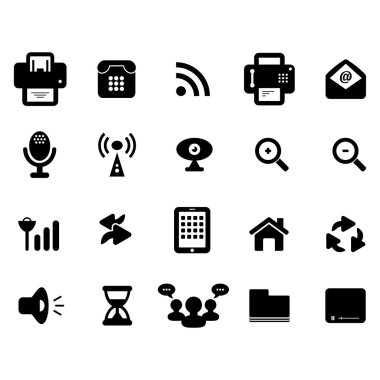 medya ve iletişim simgesi