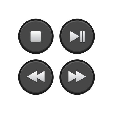 Media player düğmeleri