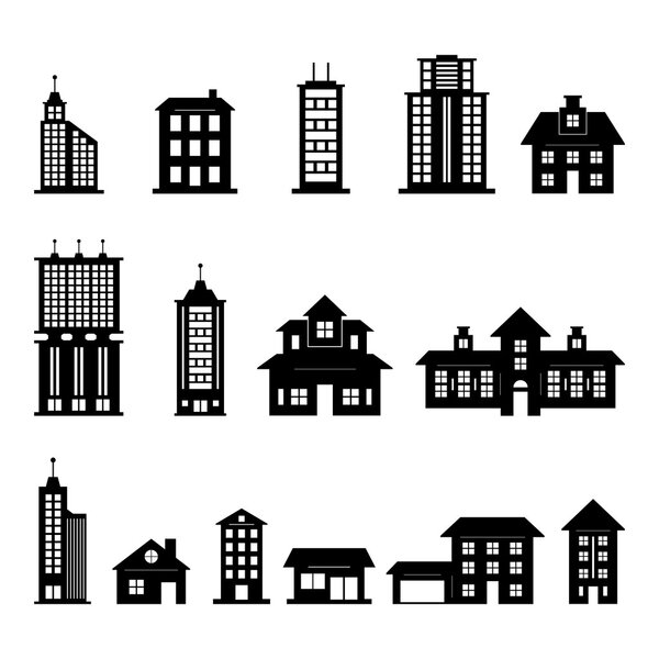 Building Black and White set 3