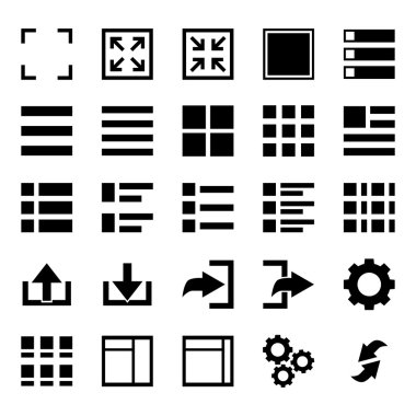 Menü Icon set