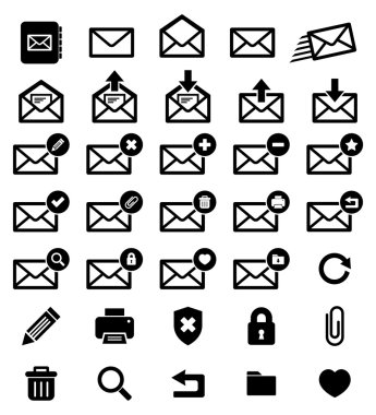 e-posta Icon set
