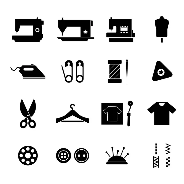 Tailor Icon set — Stock Vector