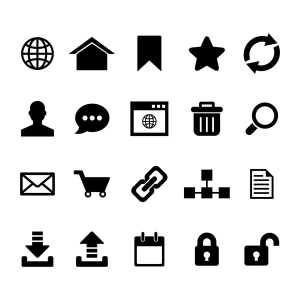 Icono de Internet — Vector de stock