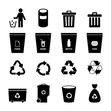 çöp Icon set